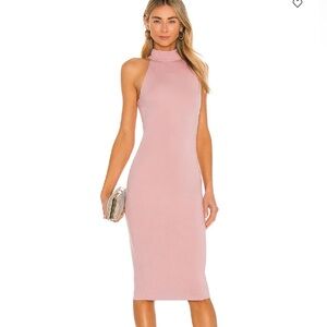 NBD Adelle Blush Midi Dress
